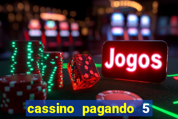 cassino pagando 5 reais no cadastro